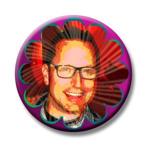 Psychedelic Selfie Button