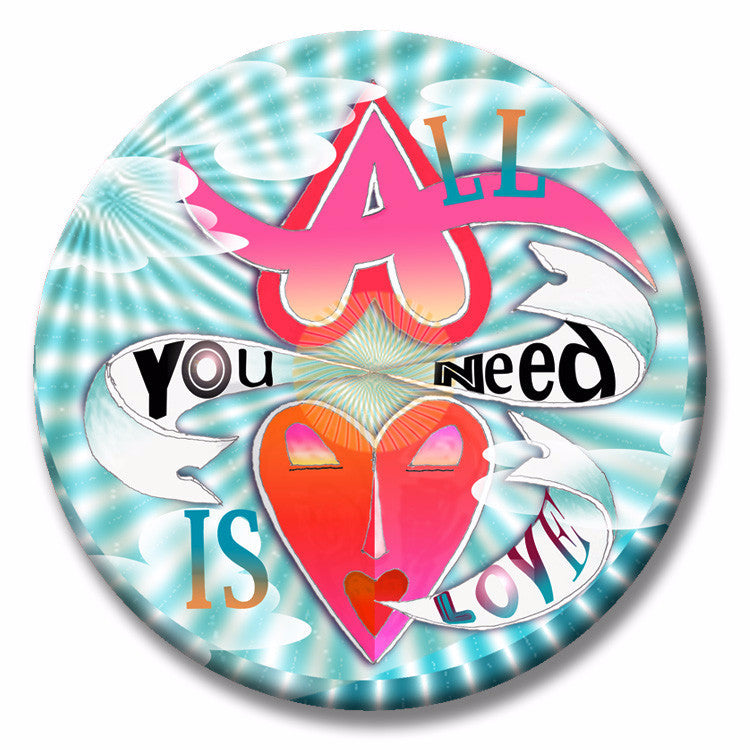 All you need is love Summer of Love button