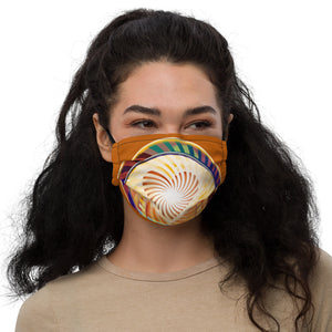 Premium face mask, The Heart Over San Francisco
