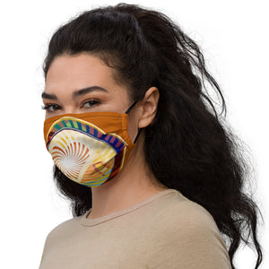 Premium face mask, The Heart Over San Francisco