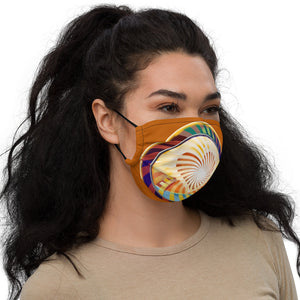 Premium face mask, The Heart Over San Francisco