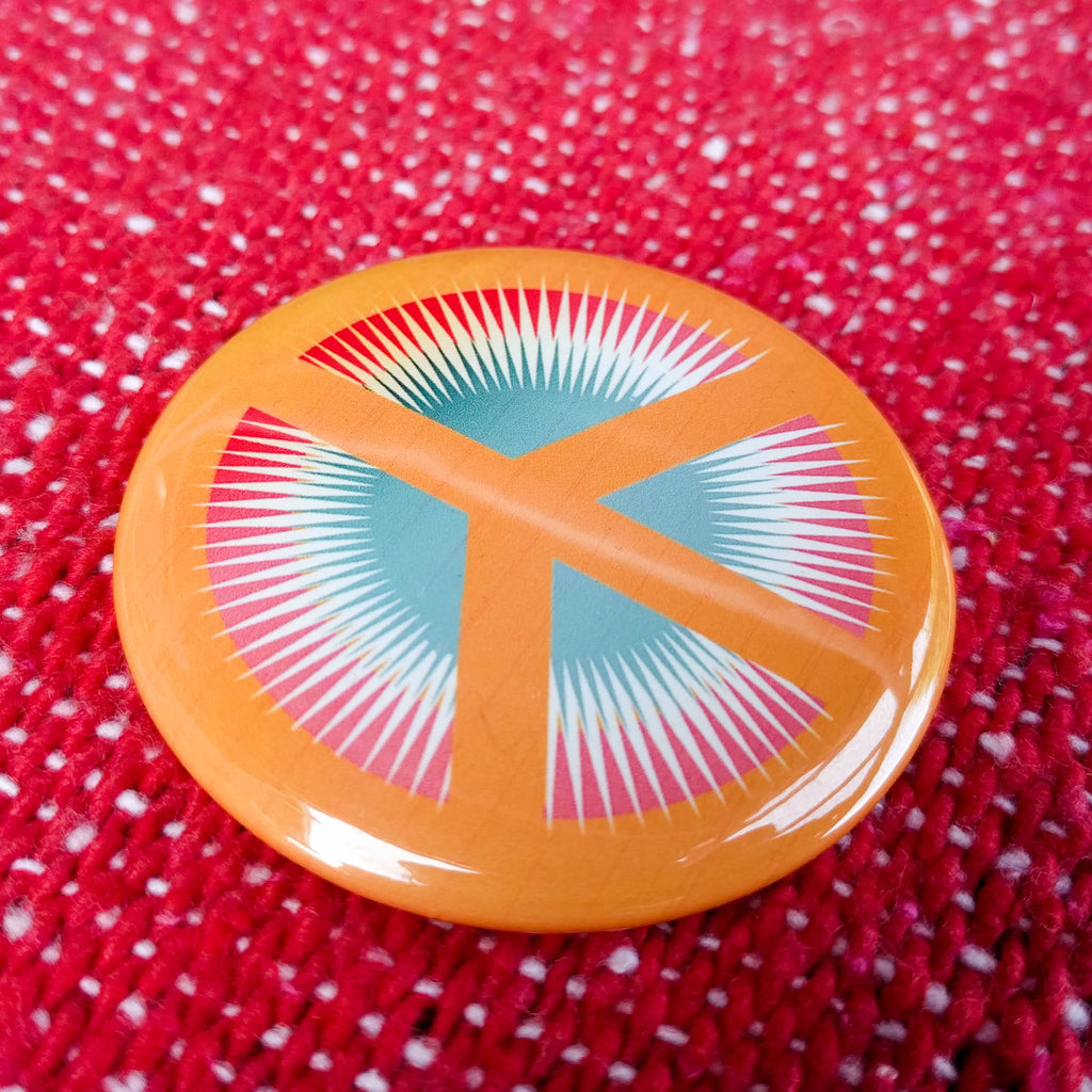 Peace sign Summer of Love Hip E Store button