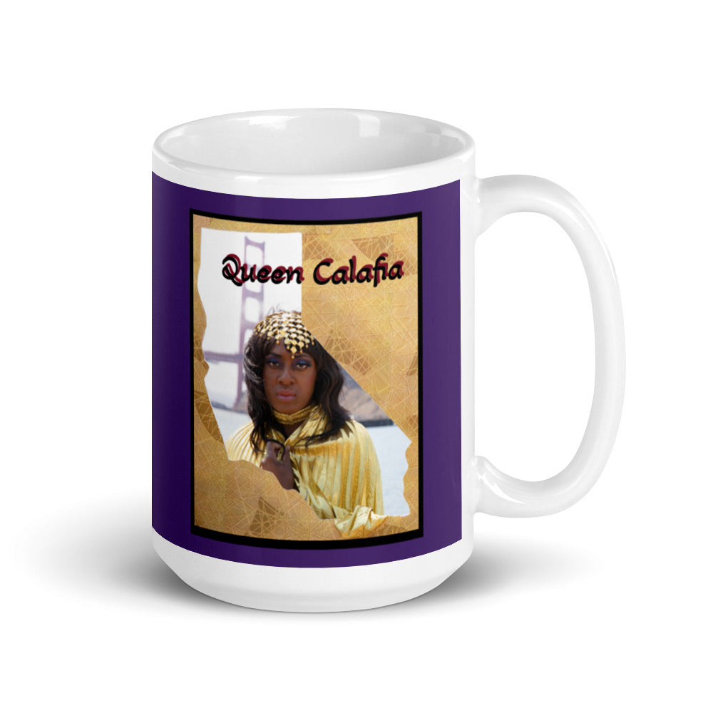 White glossy mug, California Queen