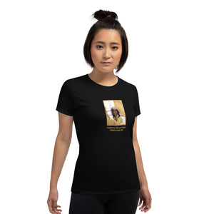 Women's short sleeve t-shirt, California Queen Calafia