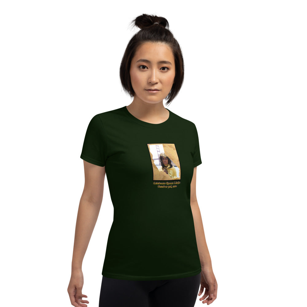 Women's short sleeve t-shirt, California Queen Calafia