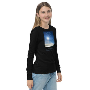 Youth long sleeve tee, The Heart Over San Francisco